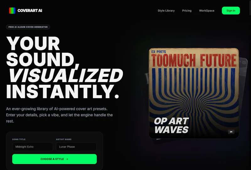 CoverArt AI screenshot 1