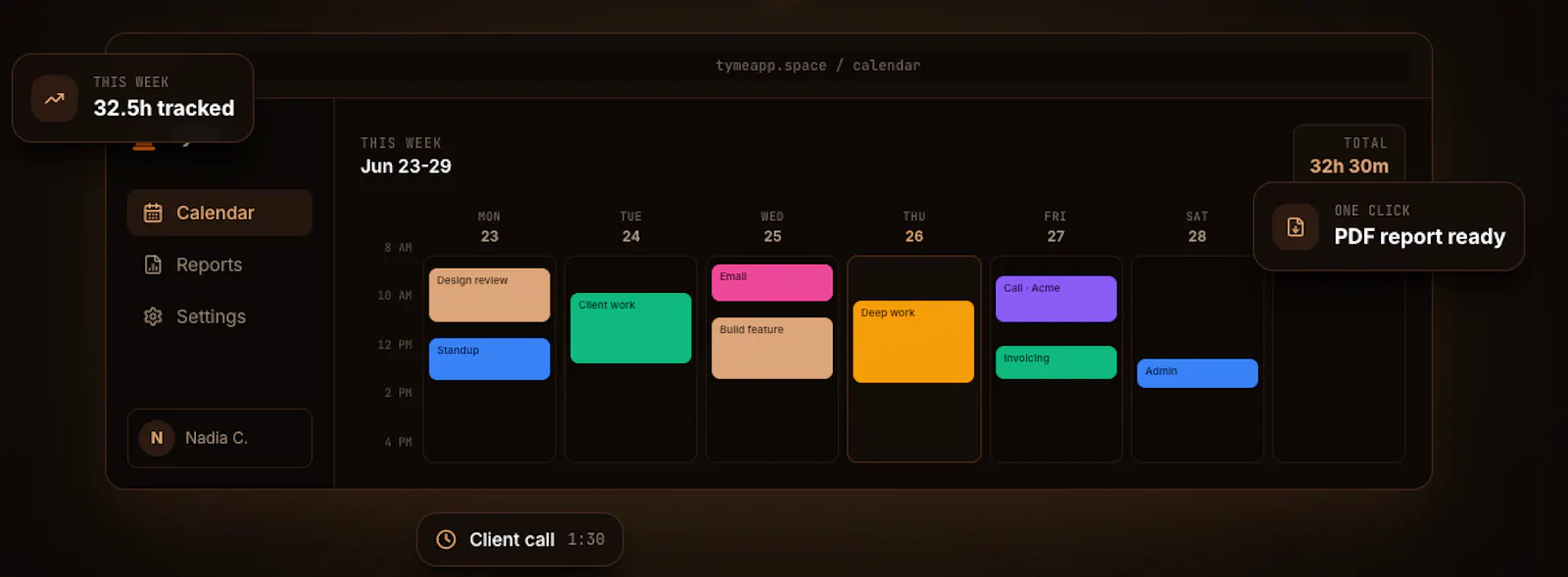 Tyme screenshot 2