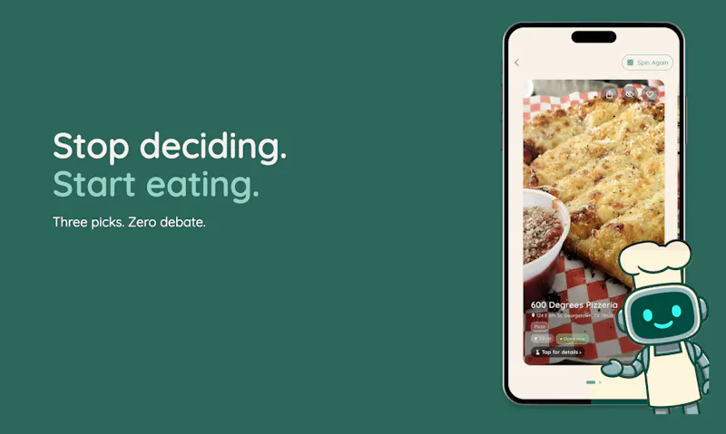 NomBot: Food Decider screenshot 1