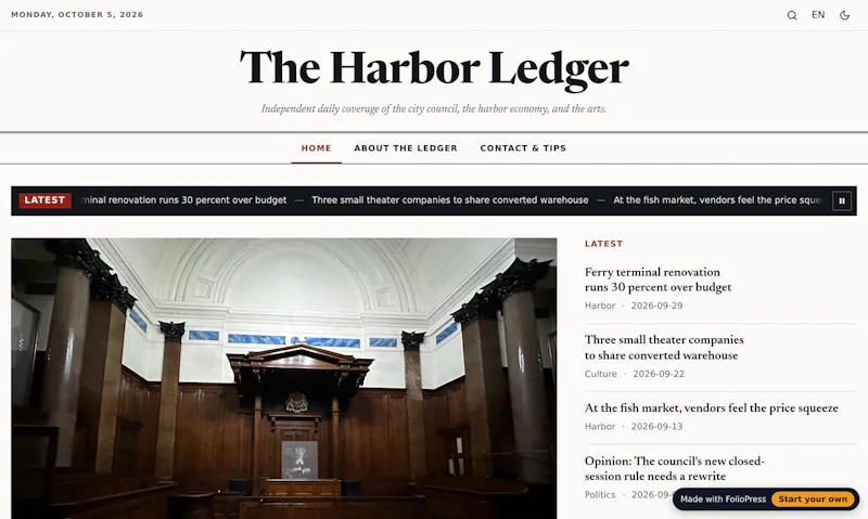 FolioPress screenshot 6