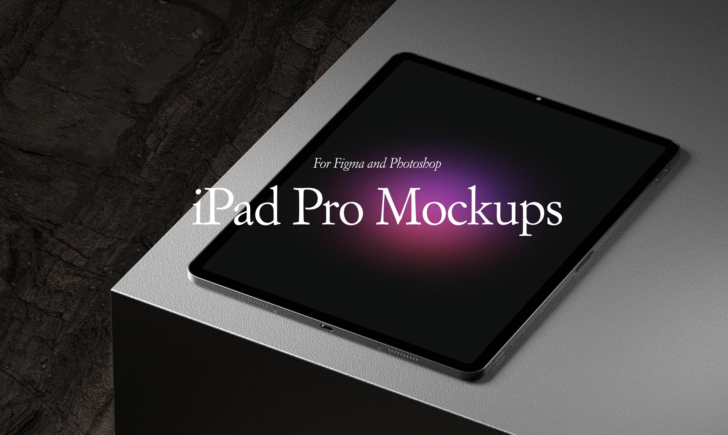 iPad pro mockups - การจำลองคุณภาพสูงสำหรับงานนำเสนอ media 1