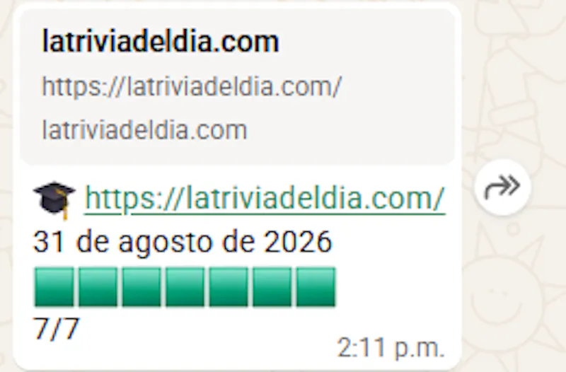 ¡La trivia del día! screenshot 5