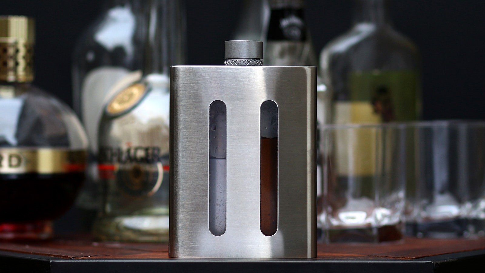 Dividere Dual Chambered Hip Flask