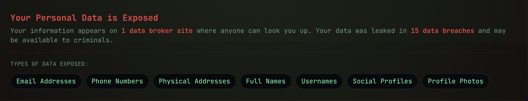 EXPOSE - Screenshot 2 showing product features and functionality