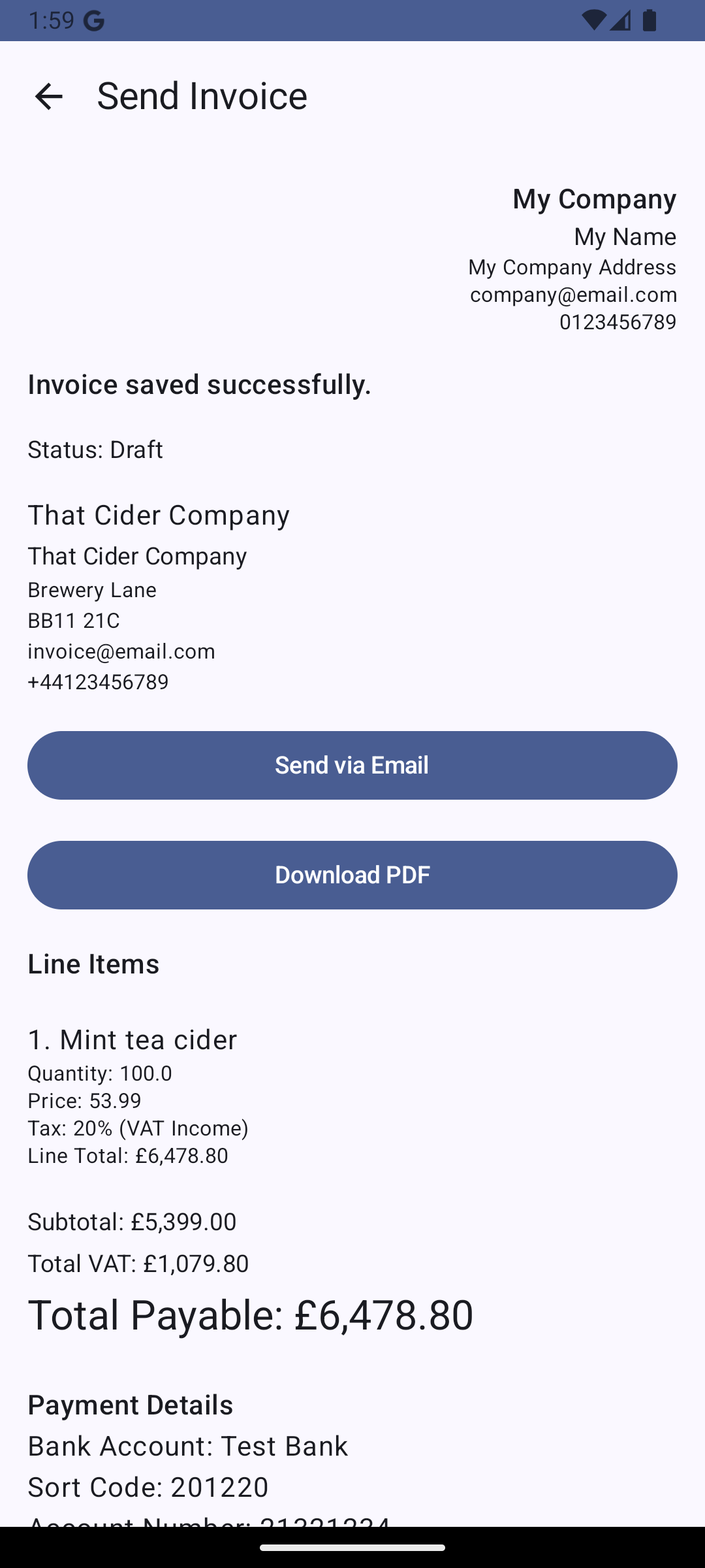 Invoice Maker gallery image