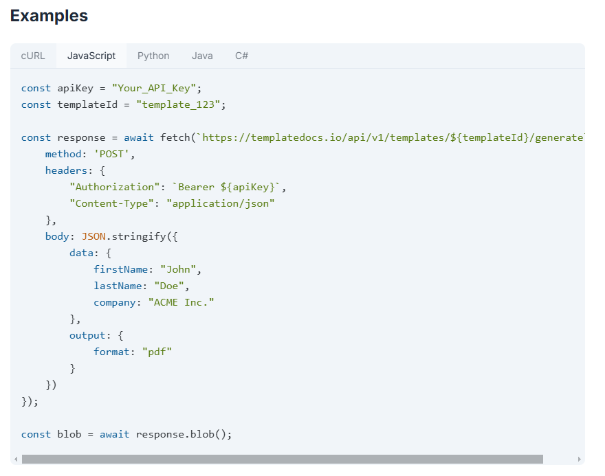 Templatedocs media 5