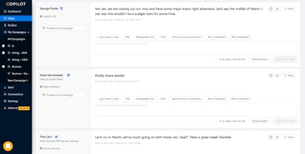 CoPilot AI Prospecting Dashboard gallery image