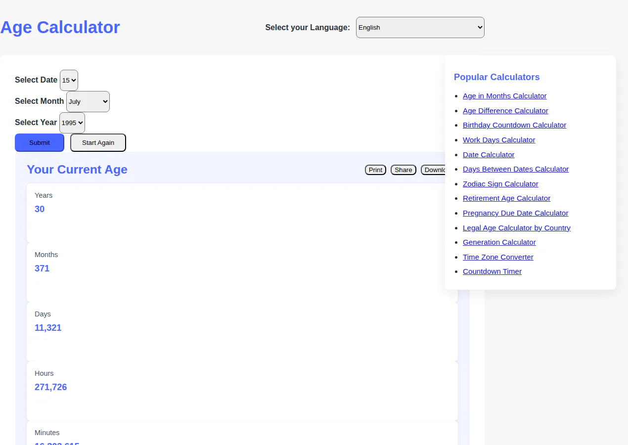 AgeCalculator.live gallery image