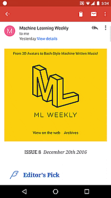 Machine Learning Weekly media 2