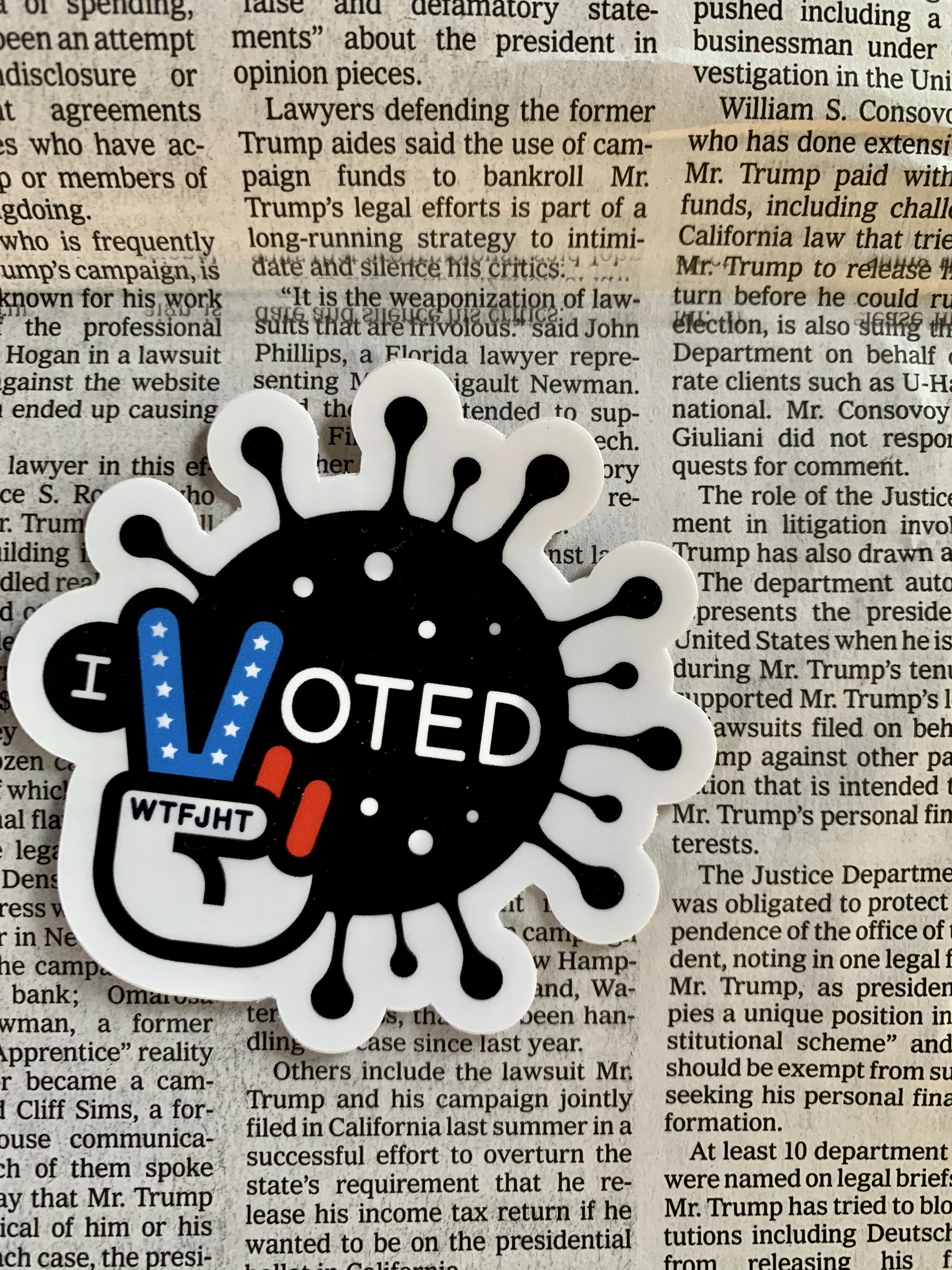 Free "I voted" stickers gallery image
