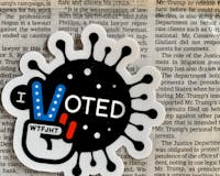 Free "I voted" stickers media 2