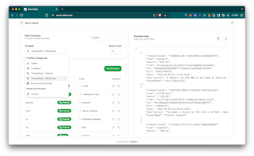 Mock Data gallery image
