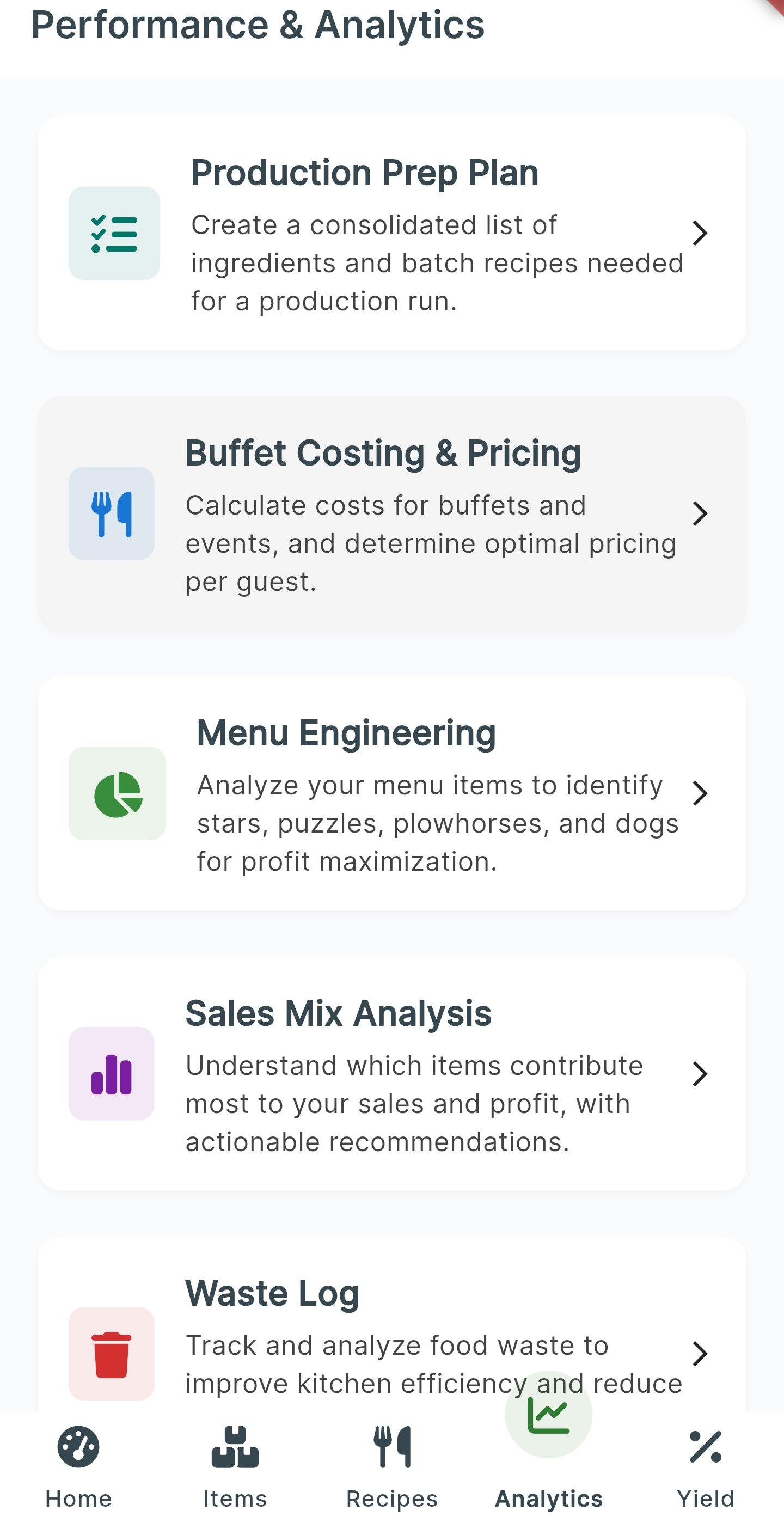 Plateprofit - Costo e prezzi più intelligenti per chef e ristoranti media 1