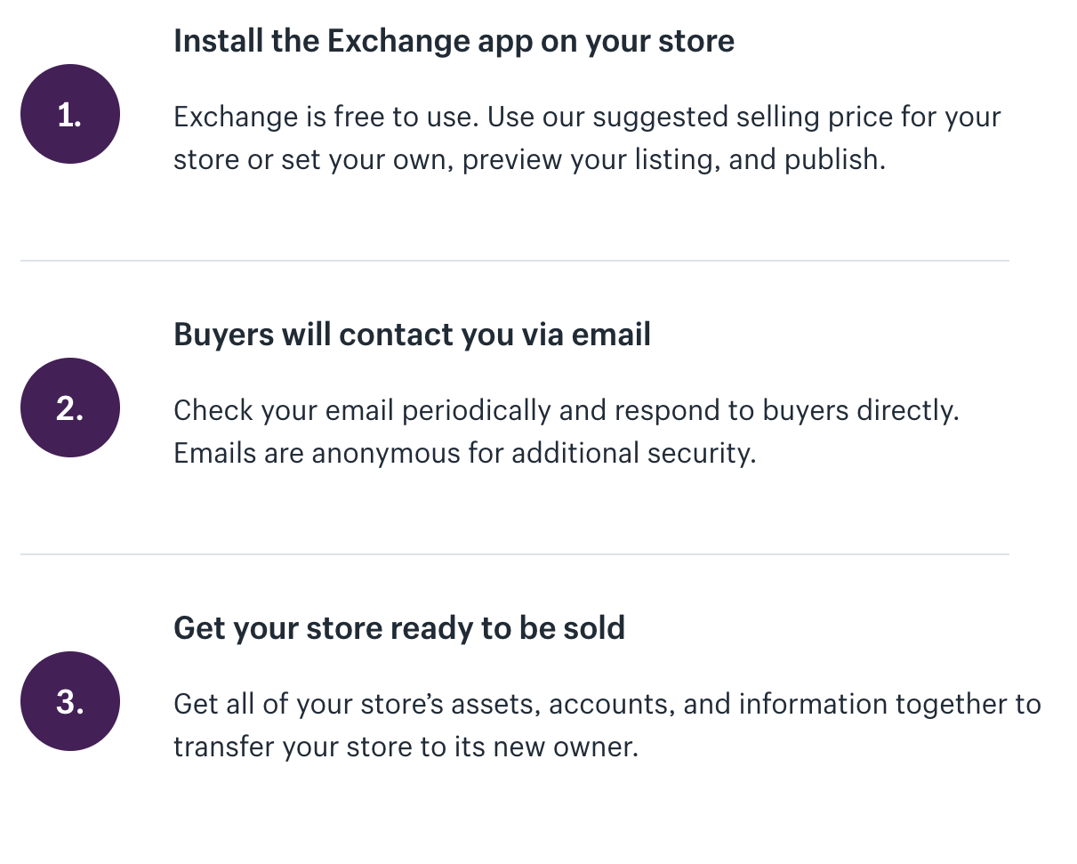 Exchange, by Shopify gallery image