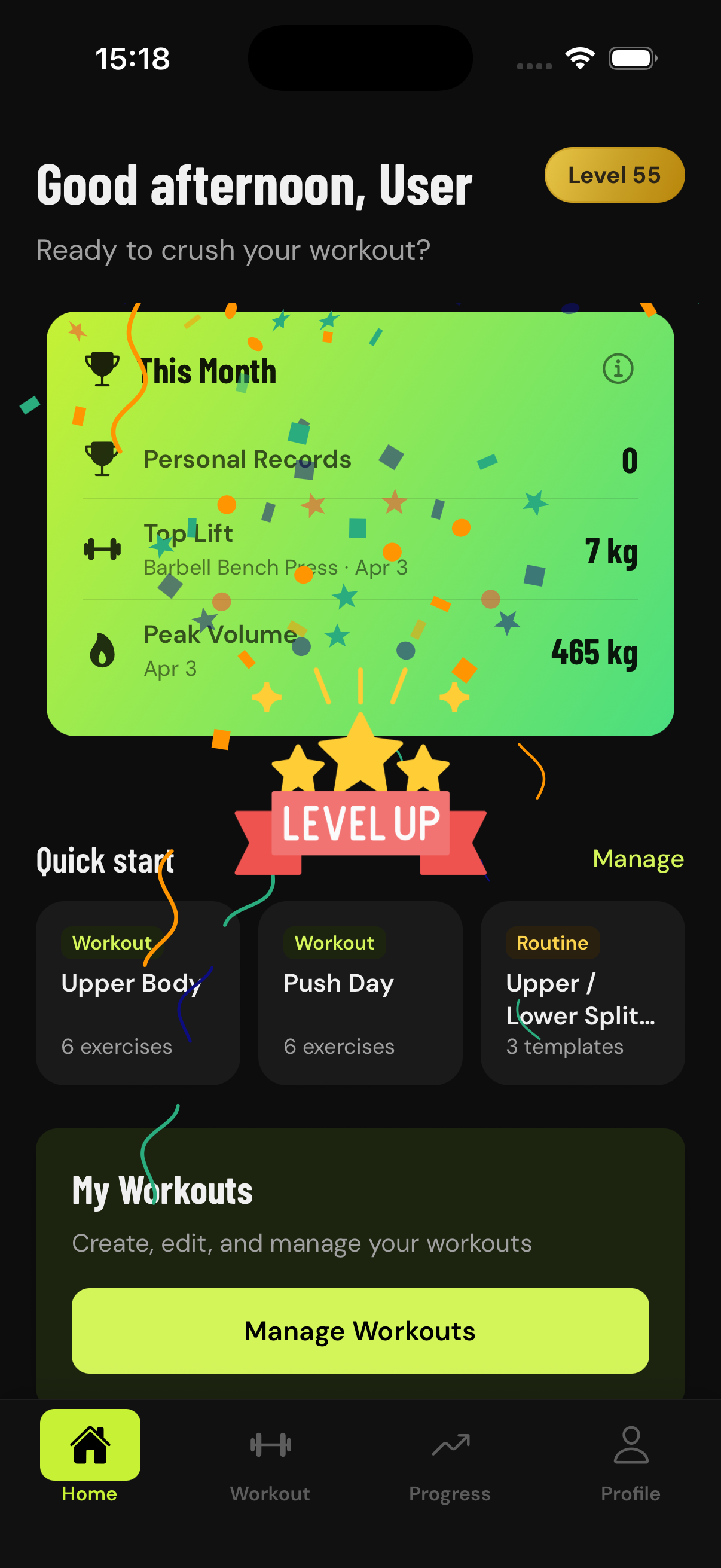GainLogger — Free Workout Tracker gallery image