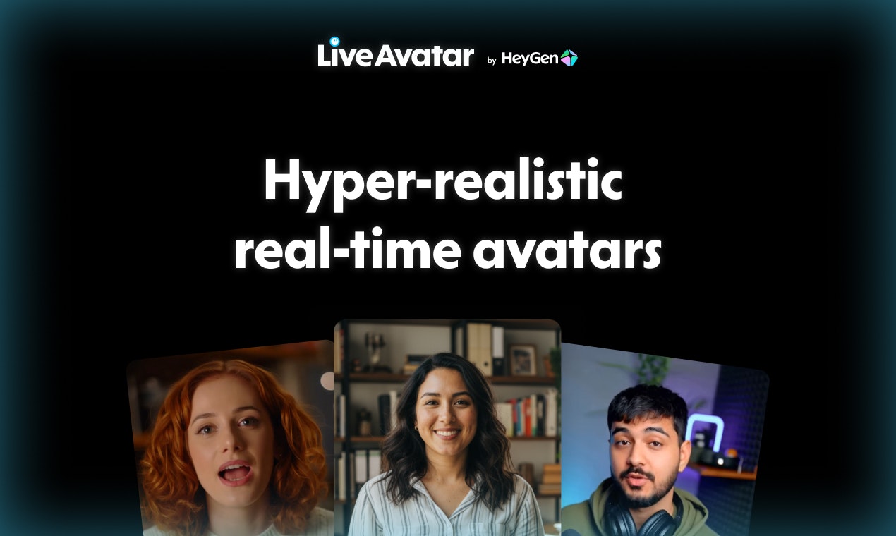 LiveAvatar by HeyGen - Main screenshot showing features and interface