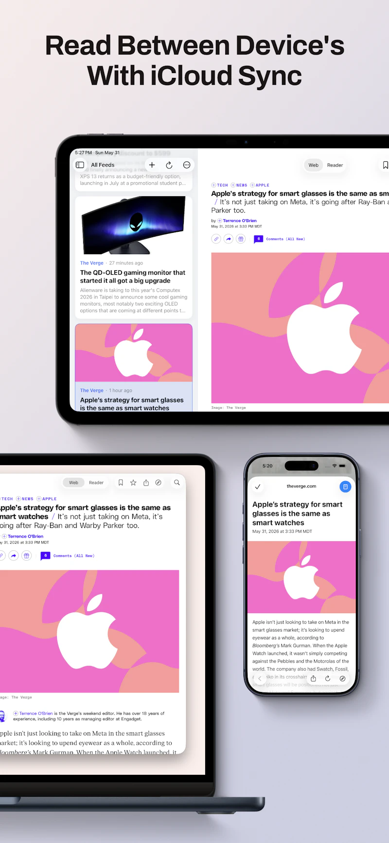 Saturn — RSS Reader  screenshot 1