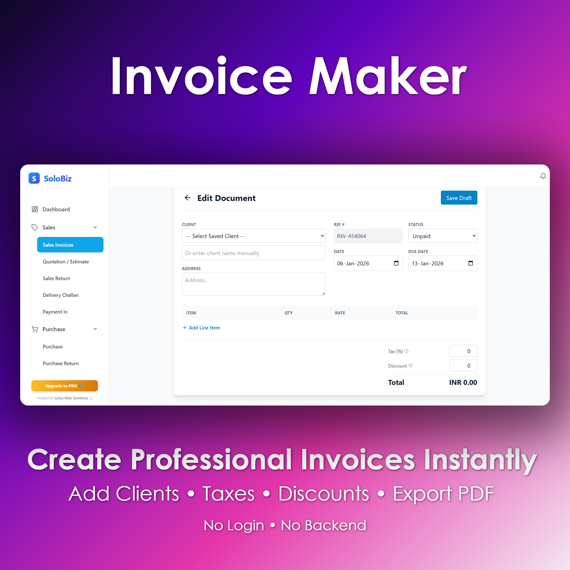 SoloBiz - Complete Business Management gallery image