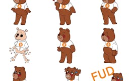 Bitcoin Bear Emojis media 1