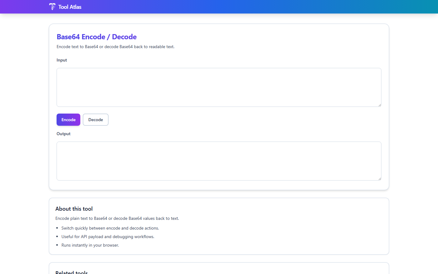Tool Atlas: Free Online Toolbox gallery image