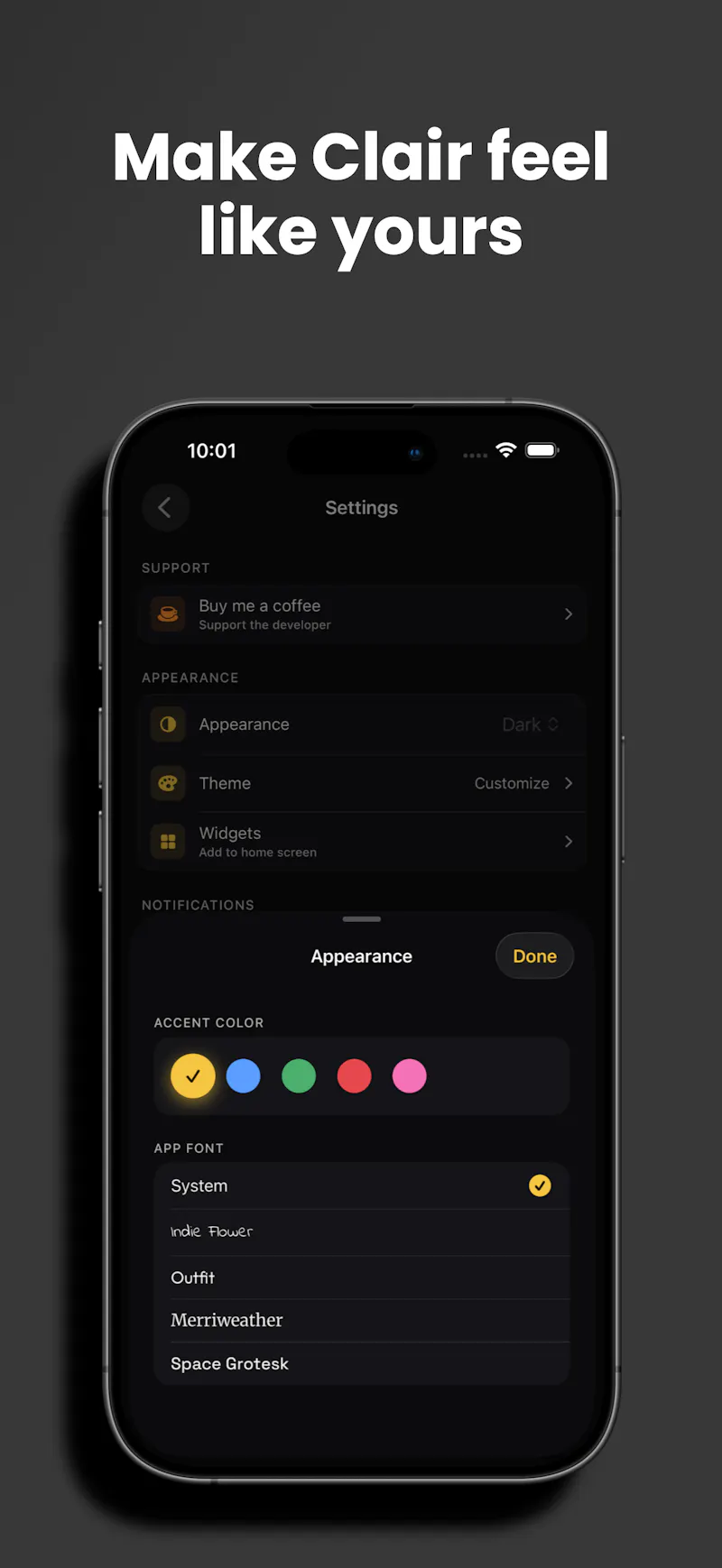 Clair screenshot 4