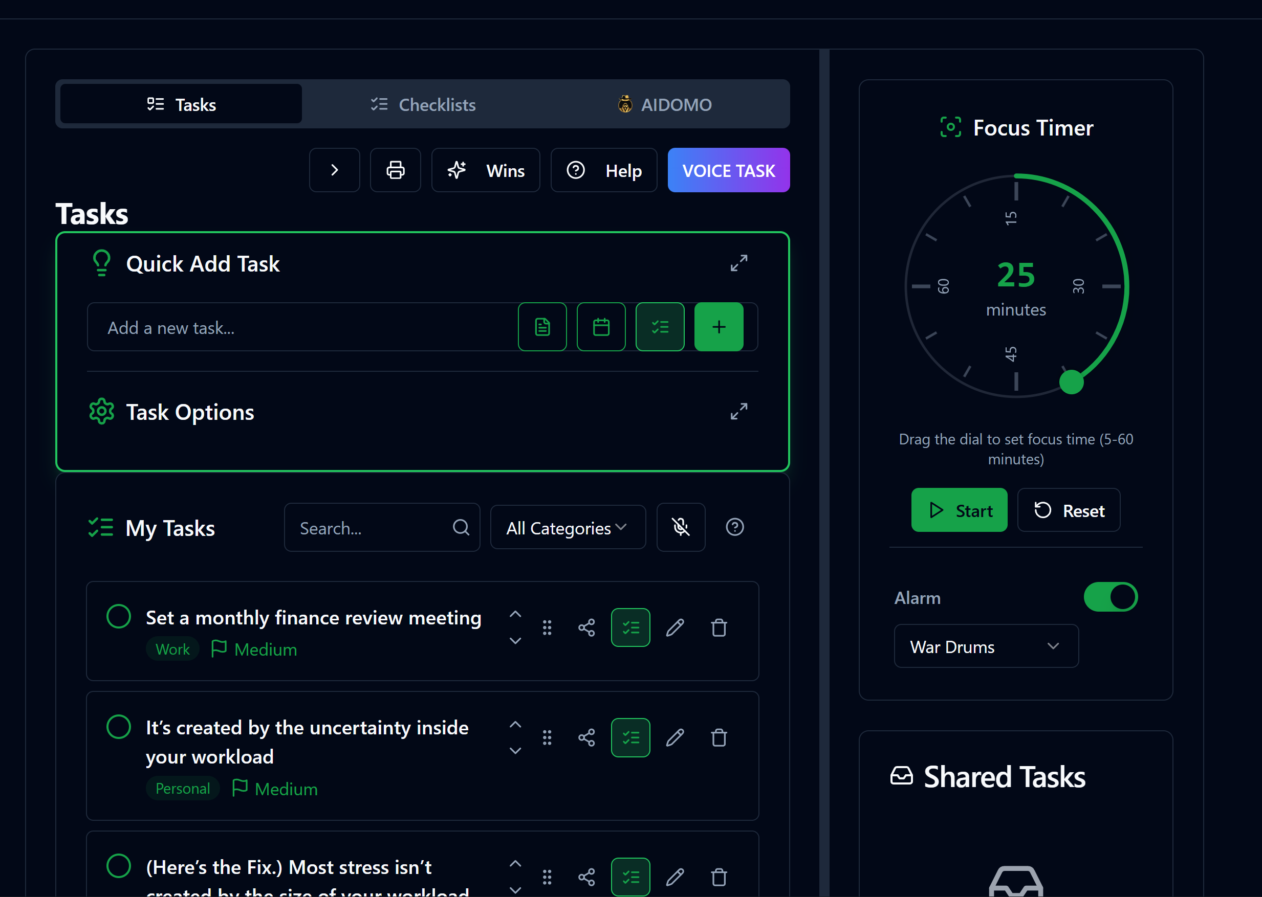 aichecklist.io productivity & scheduling - Screenshot 3 showing product features and functionality