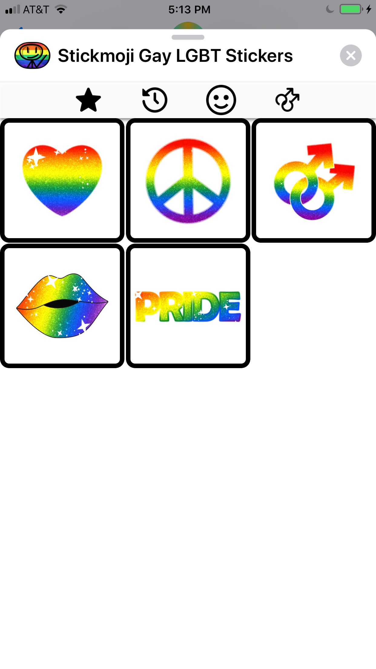 Stickmoji Gay LGBT Stickers gallery image