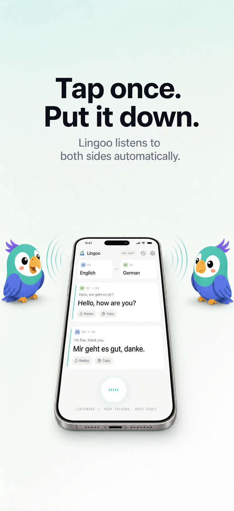 Lingoo - Realtime Voice Translator screenshot 2