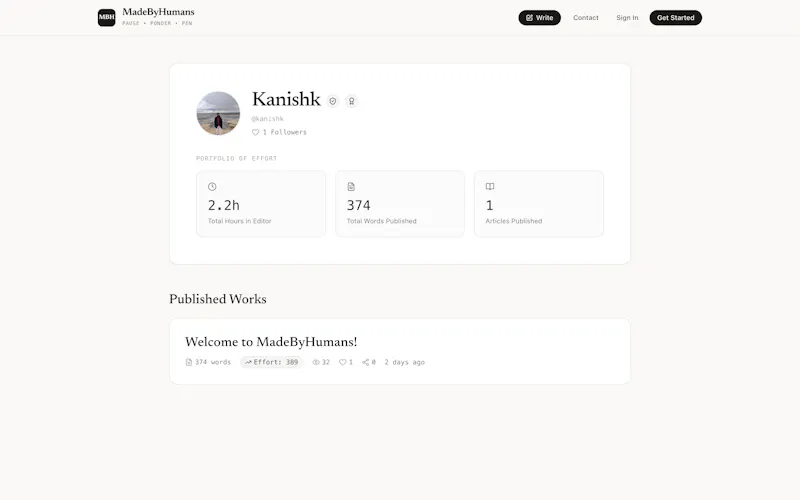 MadeByHumans screenshot 4