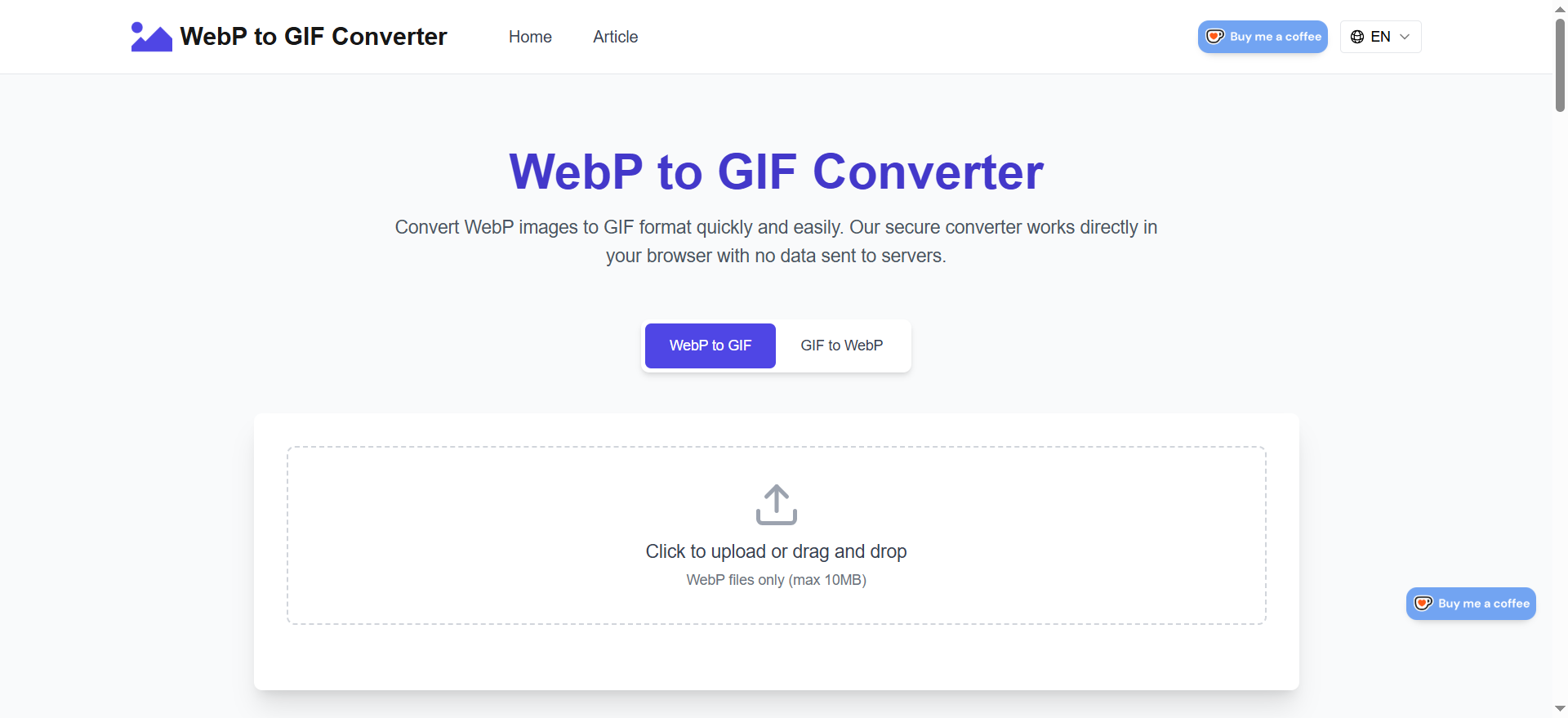 Mídia 1 de Conversor Webp para GIF