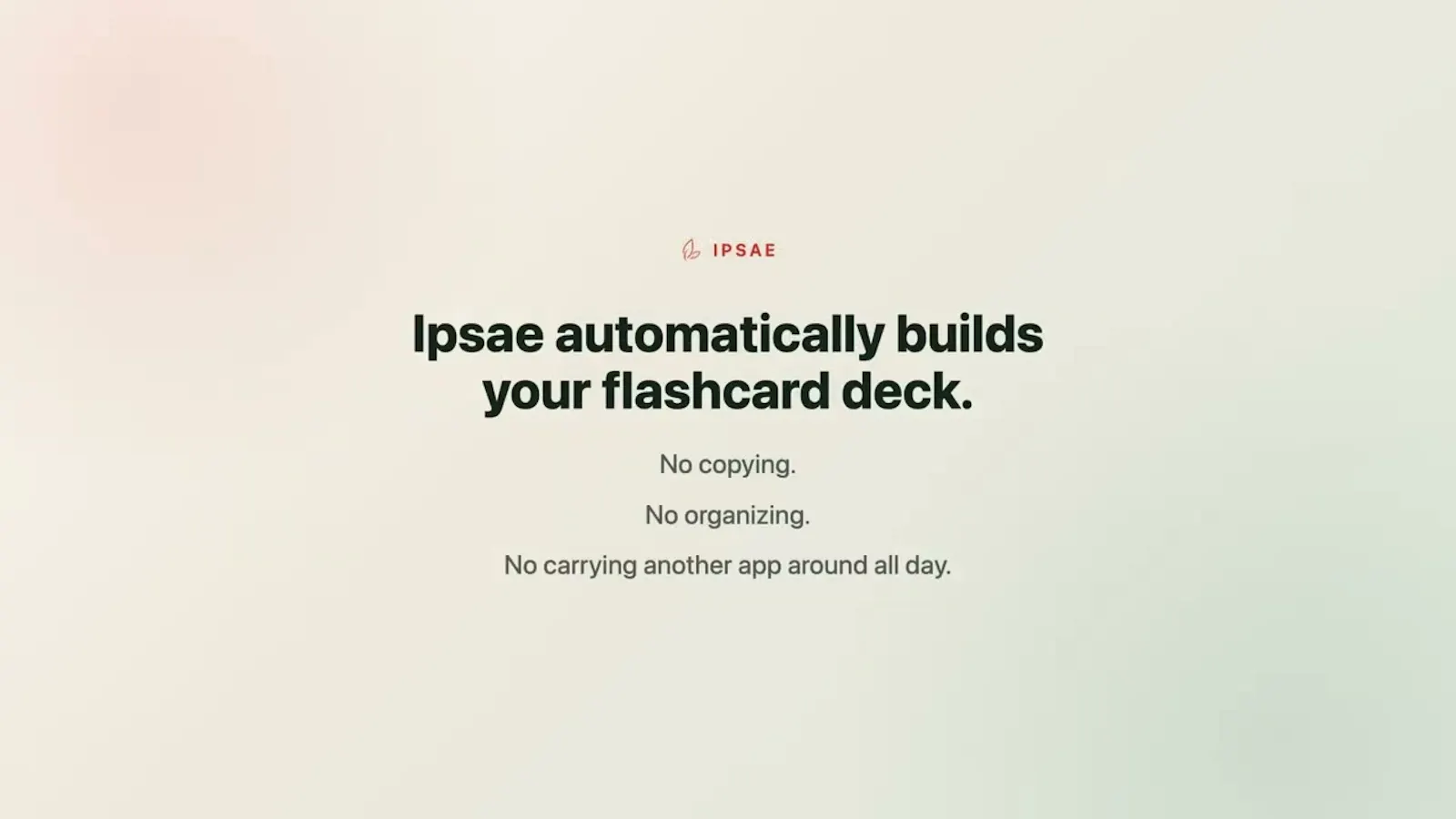 Ipsae: AI Korean Vocabulary screenshot 1 (video preview)