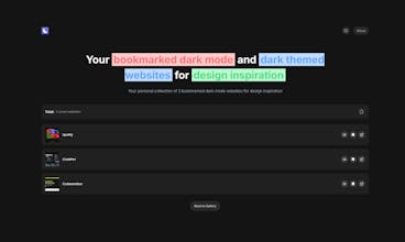 Dark Mode Websites gallery image