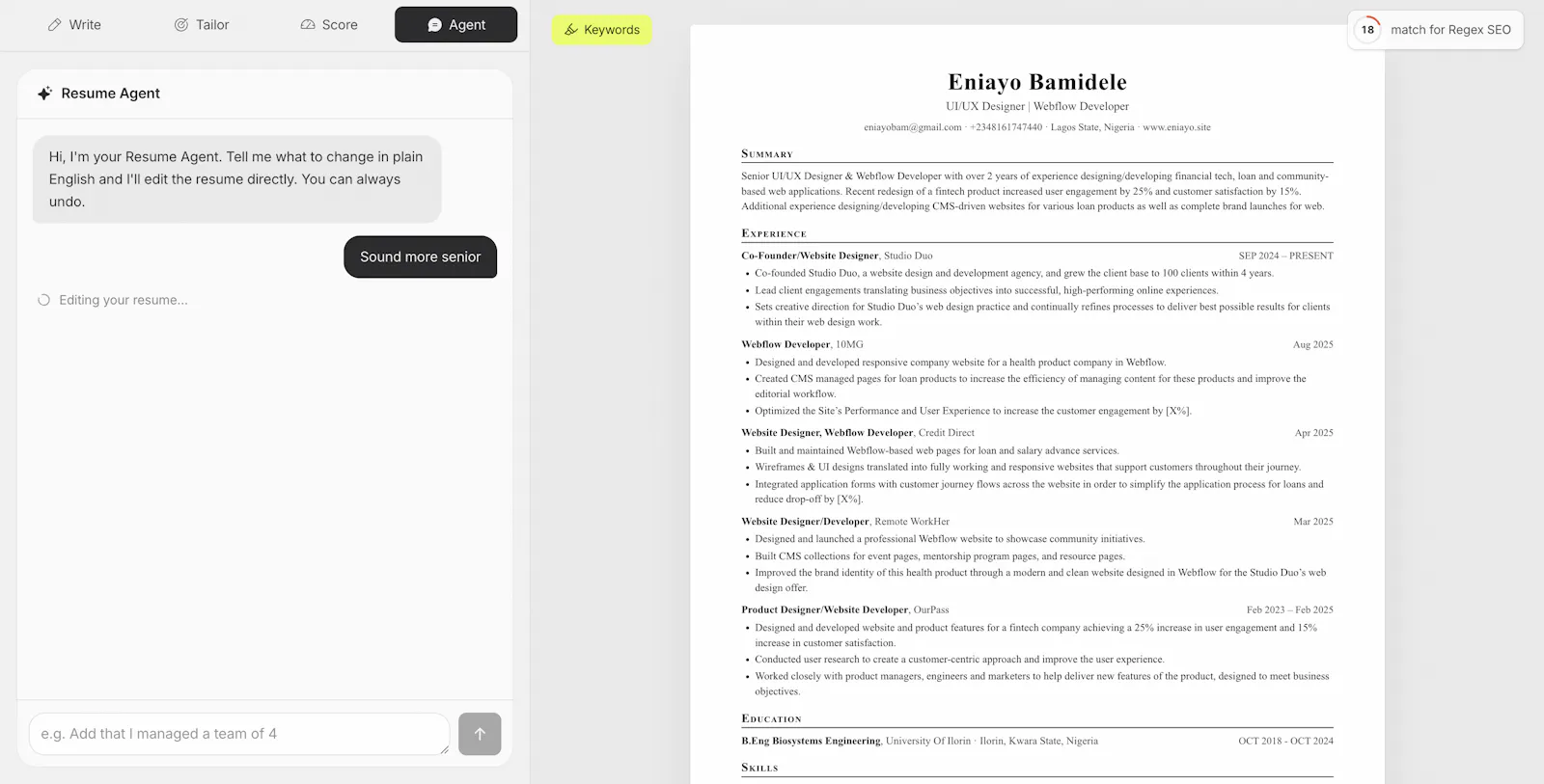 Callback screenshot 7