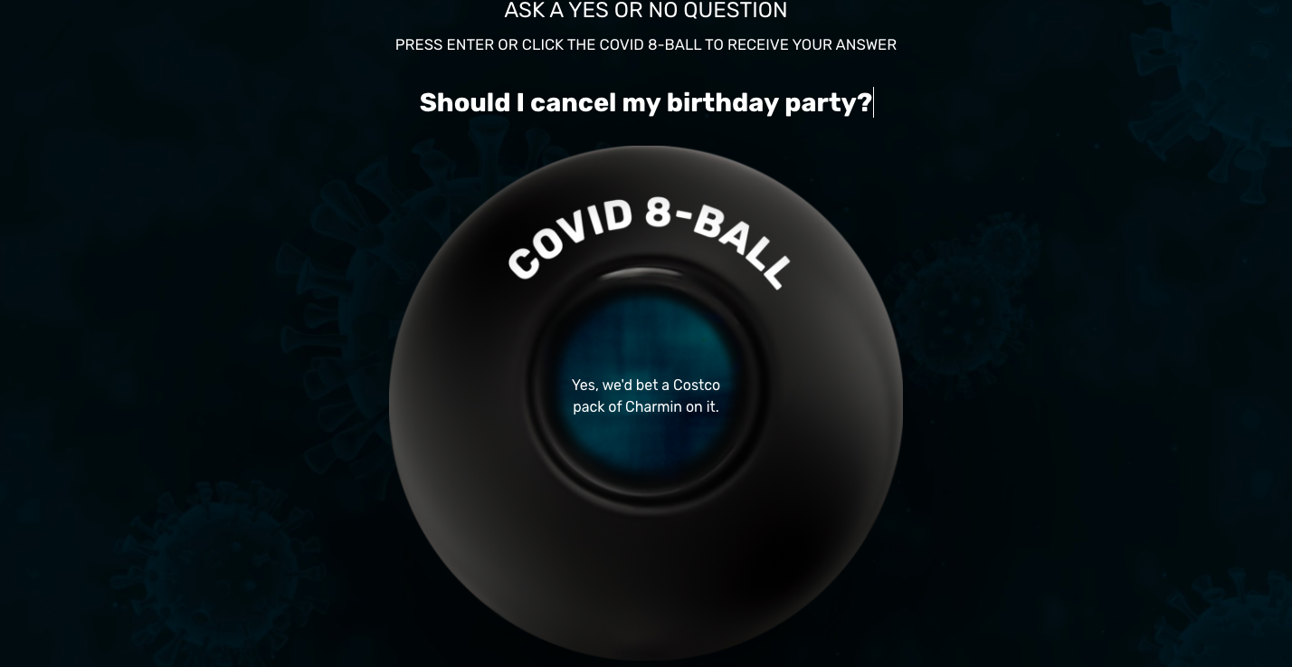 COVID 8-Ball gallery image