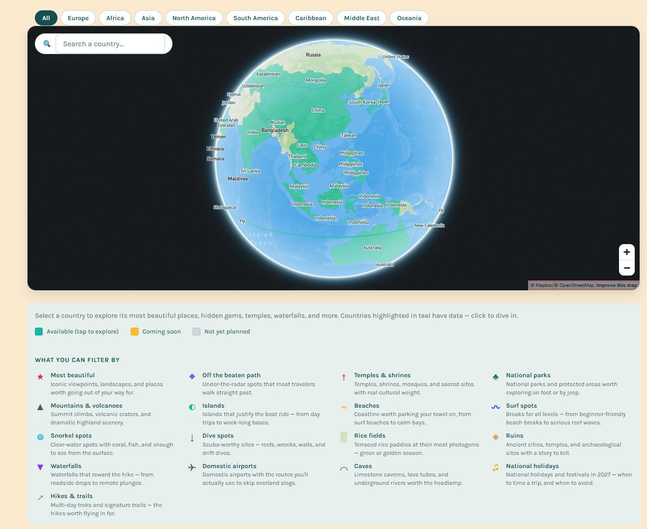 Discover where to go in 146 countries gallery image