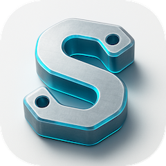 STEP File Viewer - Product Hunt launch logo and brand identity