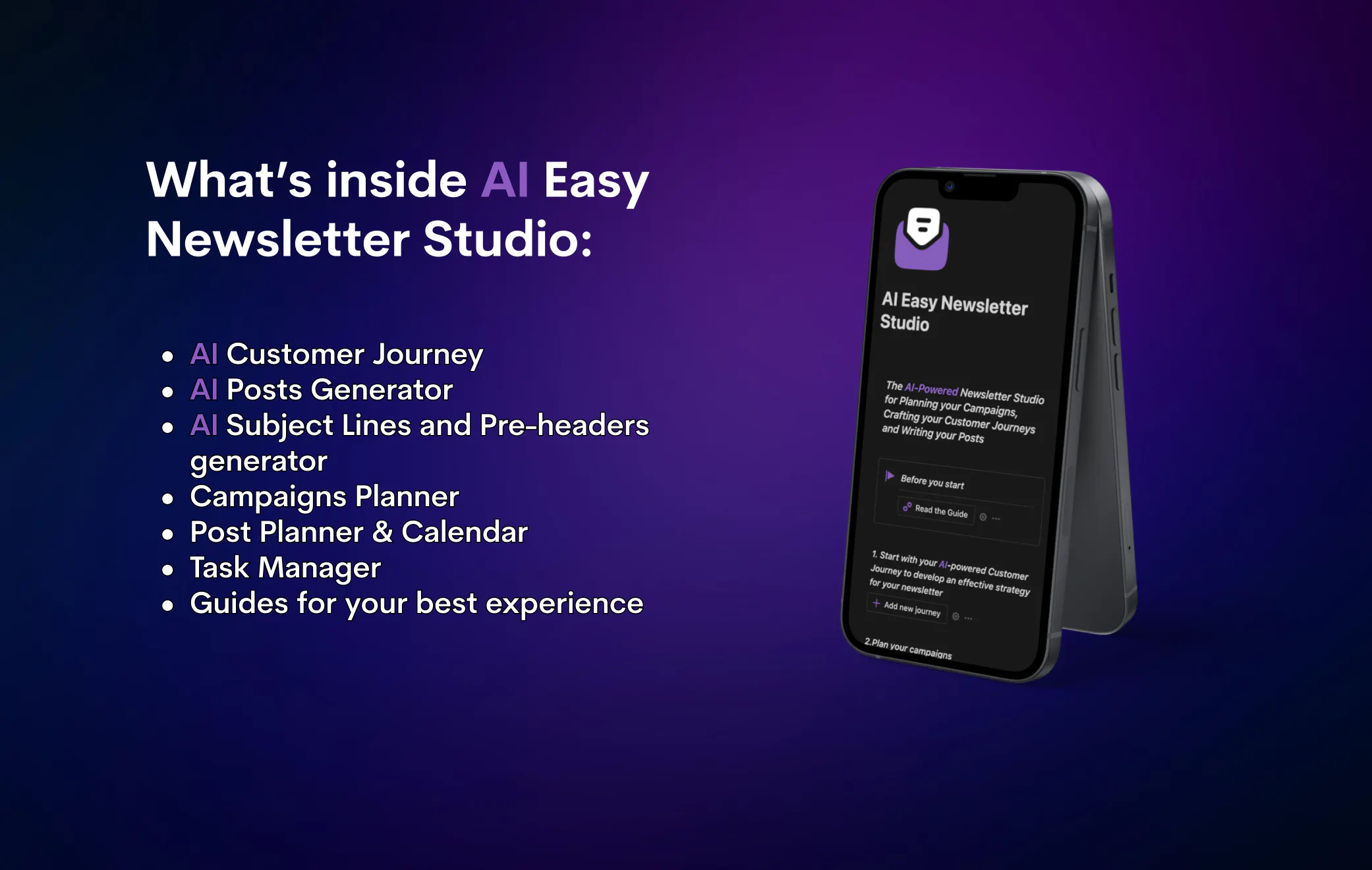 AI Easy Newsletter Studio gallery image