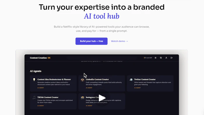 Agent Hub Builder产品图