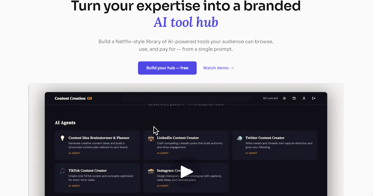Agent Hub Builder