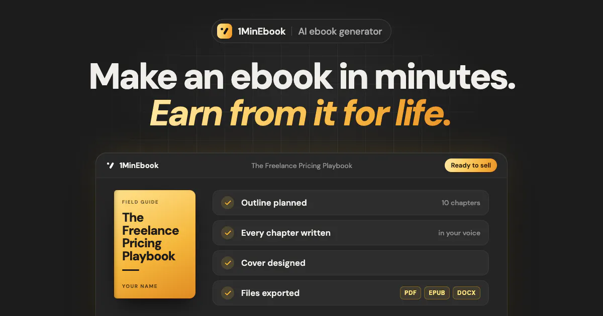 1MinEbook gallery image