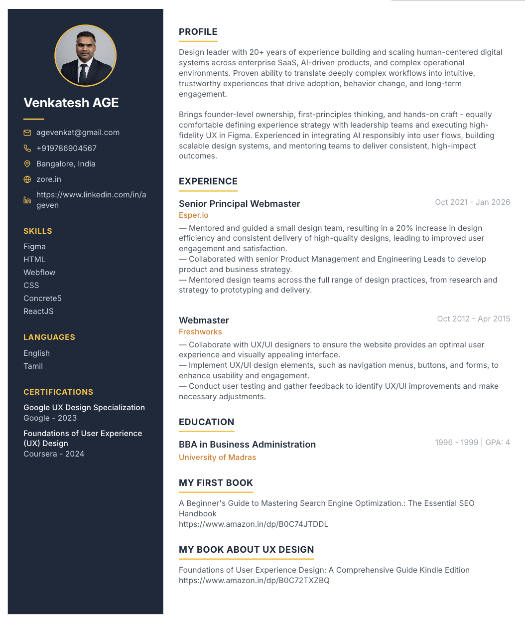 Zore - ATS-Ready Resumes - Screenshot 4 showing product features and functionality