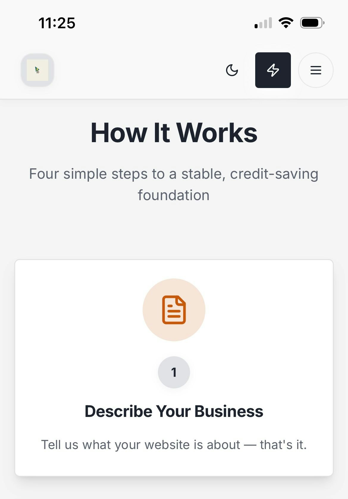 One Click Website Design Factory - Screenshot 2 showing product features and functionality