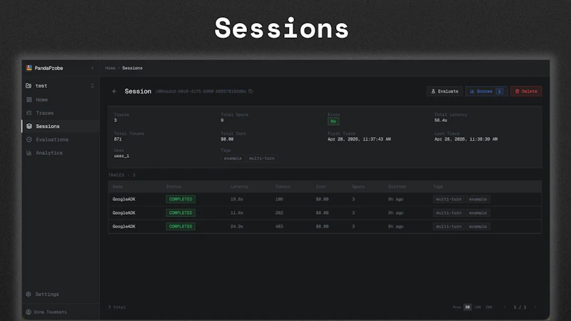 PandaProbe screenshot 4