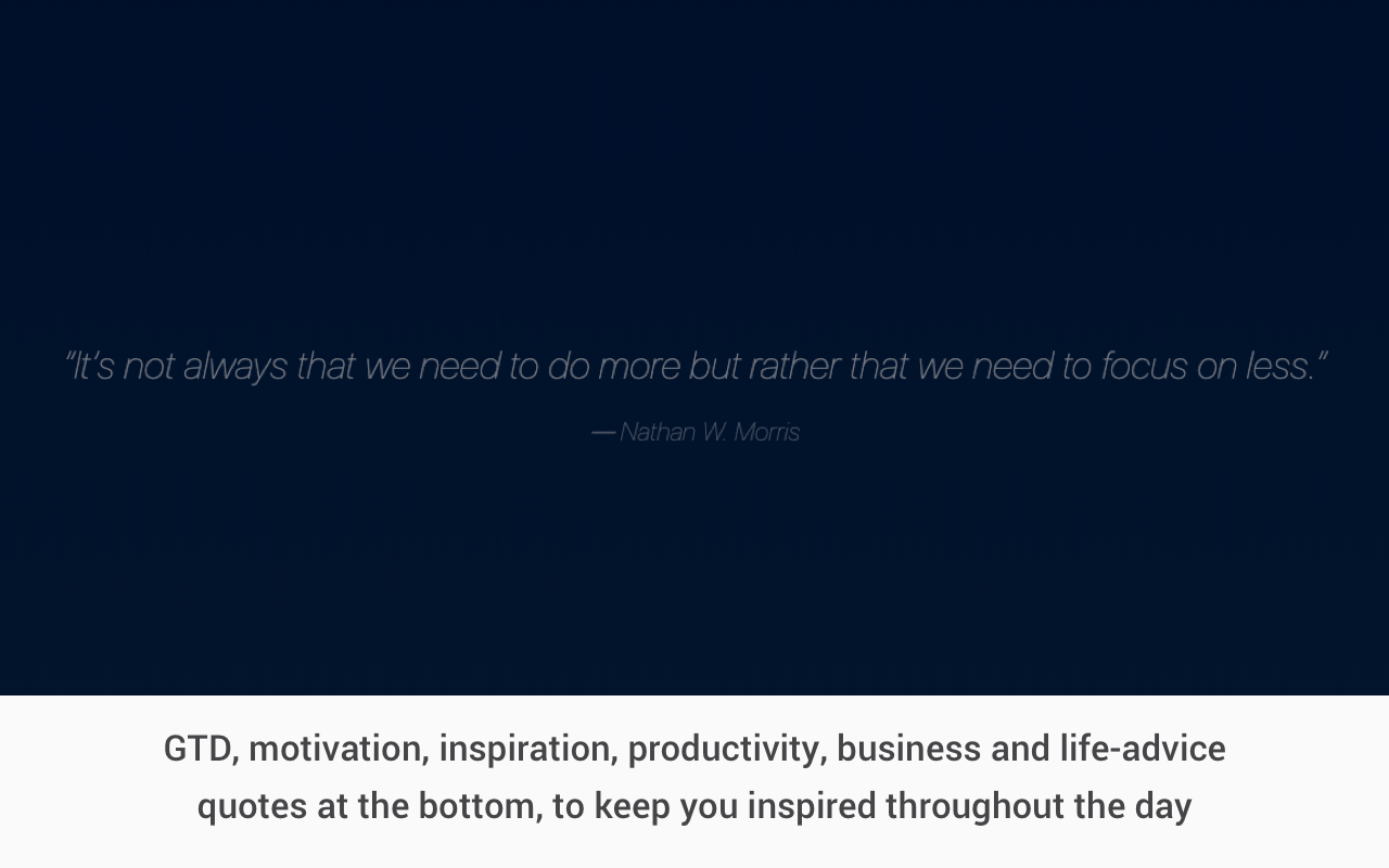 New Tab GTD gallery image