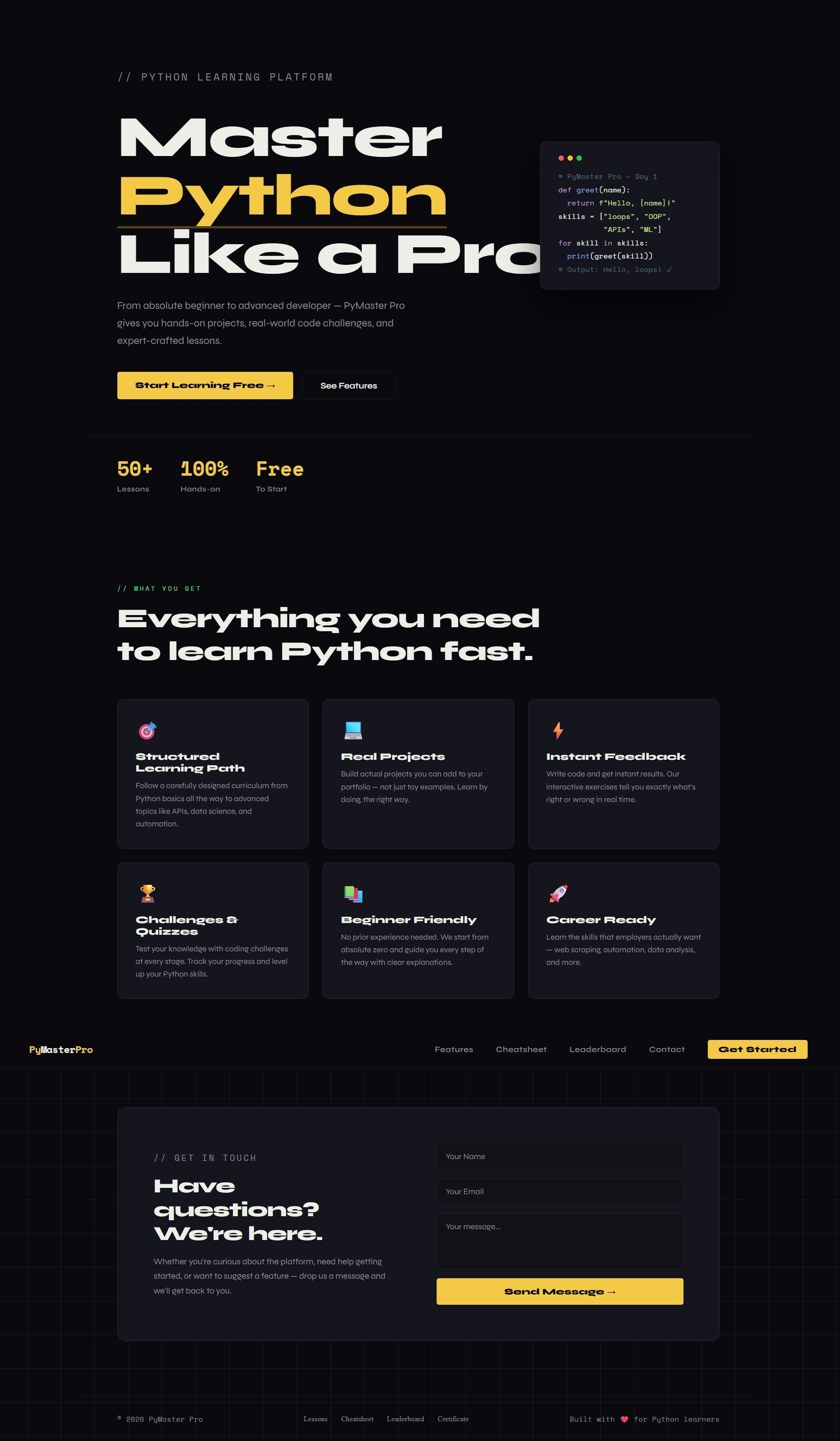 PyMaster Pro — Master Python Like a Pro gallery image