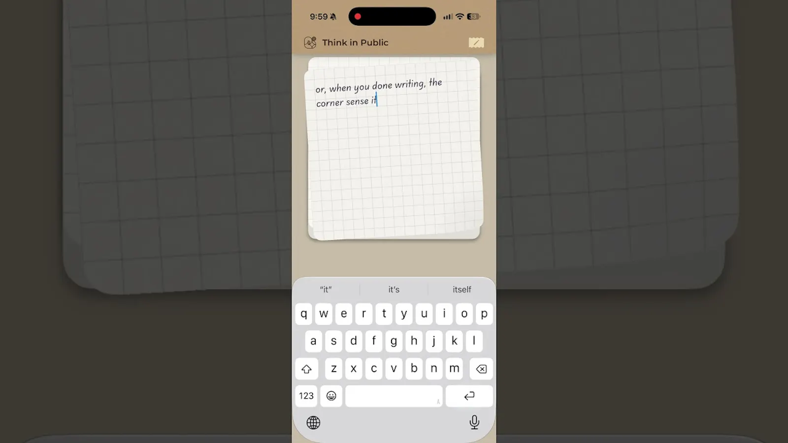 Inkput screenshot 1 (video preview)