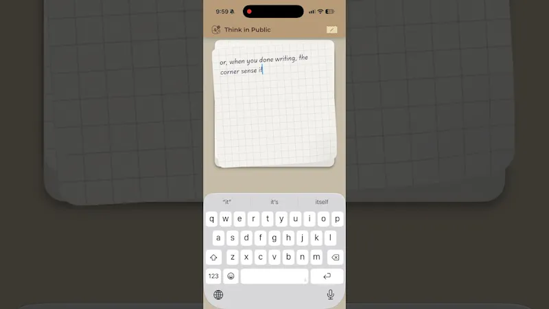 Inkput screenshot 1 (video preview)