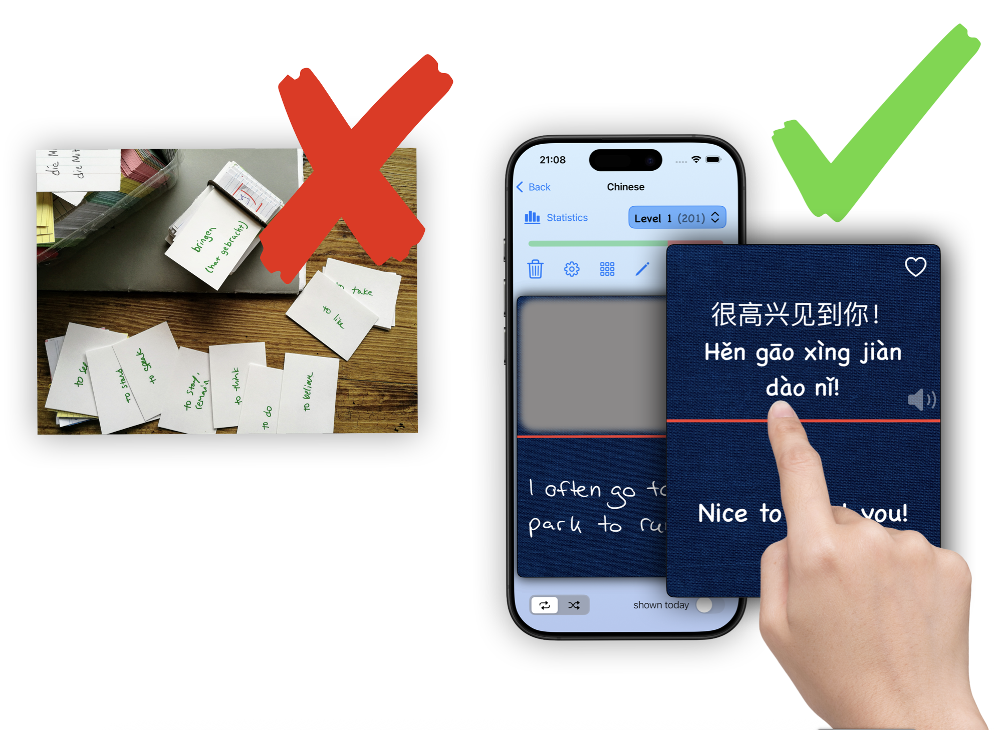 Media Perbendaharaan kata - Vocabulair adalah aplikasi kad flash yang mudah dan indah untuk iOS 1