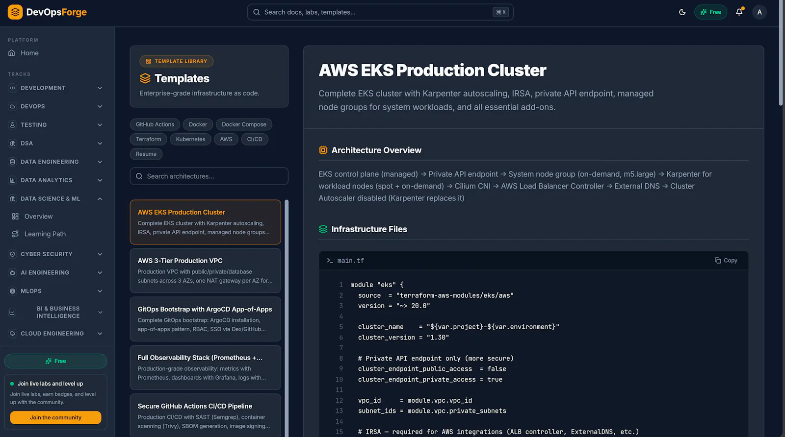 DevOpsForge screenshot 7