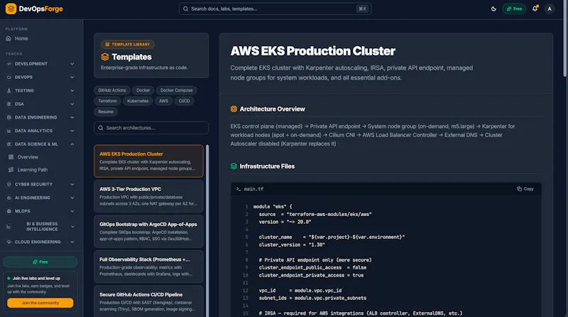 DevOpsForge screenshot 7